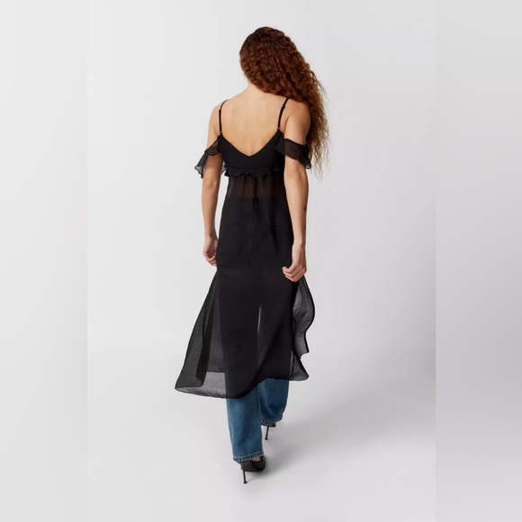 UO Silence + Noise Ezra Longline Flyaway Top - Picture 5 of 9